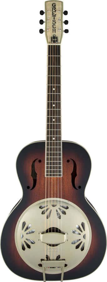 G9240 Alligator Resonatorgitarre mit Round-Neck und Biscuit-Cone, 2-Color Sunburst