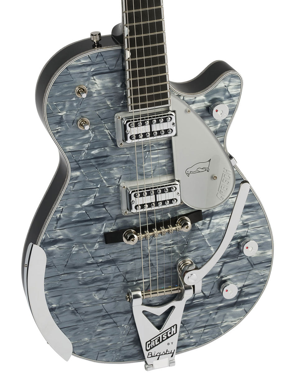 G6134T-58 LTD Penguin String-Thru Bigsby Ebo Hellblau-Perlmutt