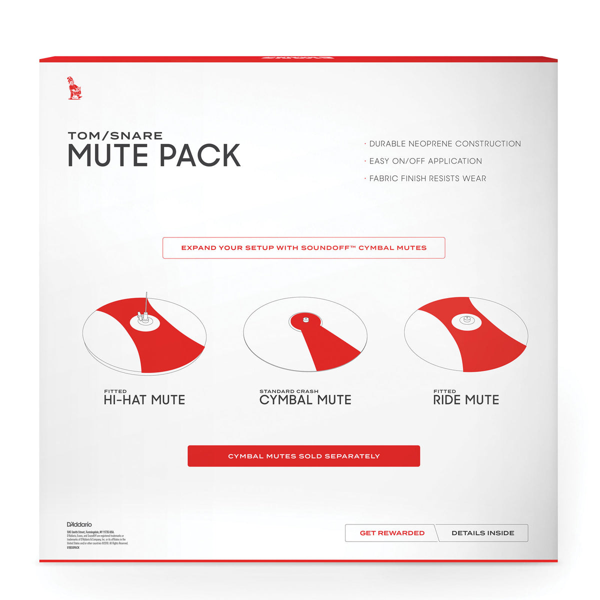 SO0244 - SOUND OFF DMPFER SET FUSION SIZES 10 - 12 - 14 - 14
