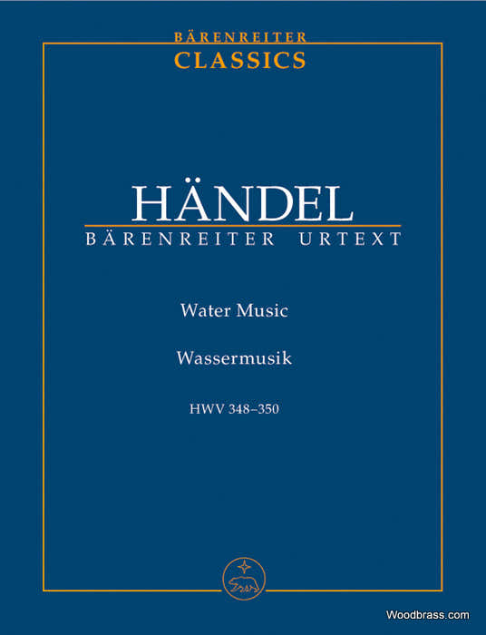 HAENDEL G.F. - WATER MUSIC HWV 348-350 - SCORE