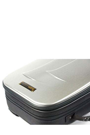 Koffer für 2 B/A-Klarinetten New Trekking - Gebürstetes Aluminium