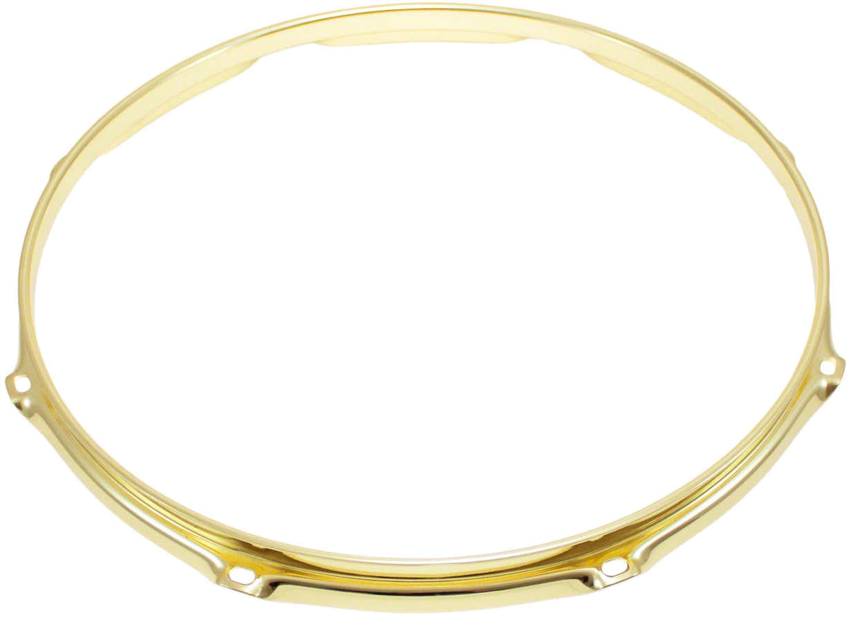 H30-13-8BR - Spannreifen 13" 8 Spannschrauben Goldfarben Super Triple Flange 3.0mm