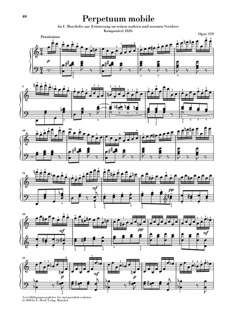 Mendelssohn B F. - Oeuvres Pour Piano Vol.1