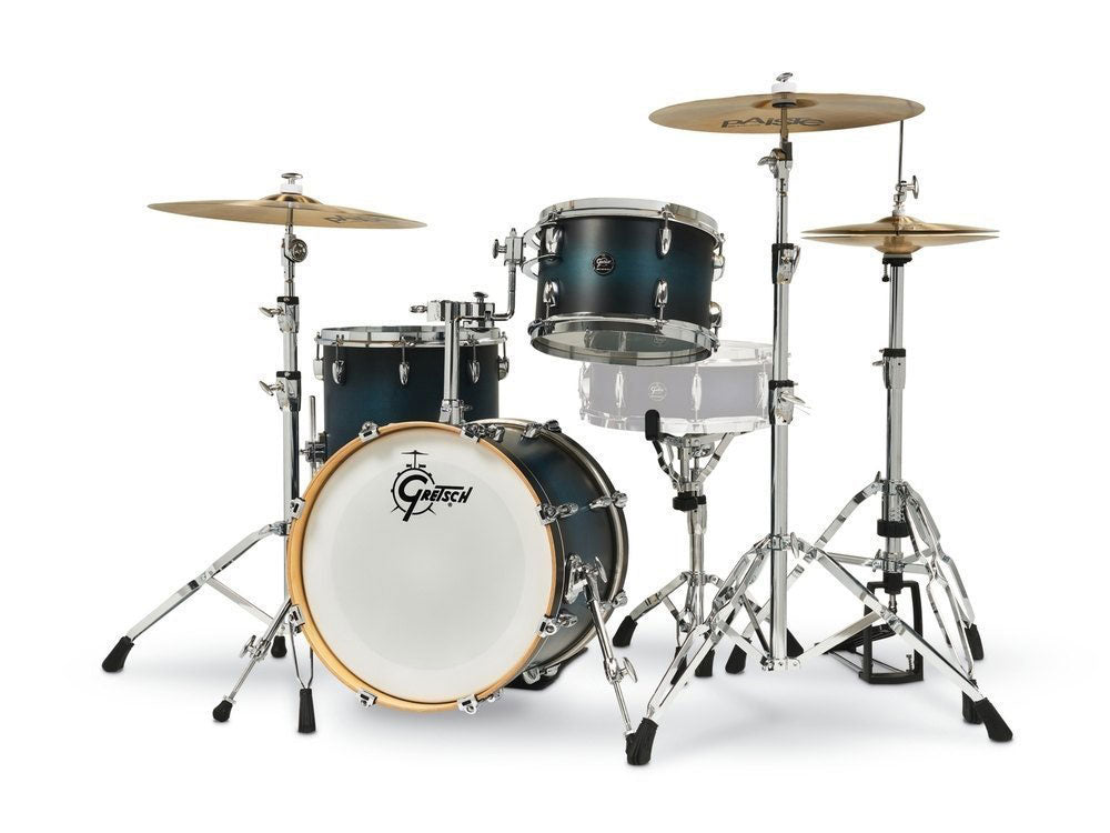 Renown Maple Jazette 18 Satinierter antikblauer Farbverlauf