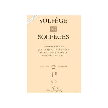 Lavignac Albert - Solfege Des Solfeges Vol.1b Sans Accompagnement