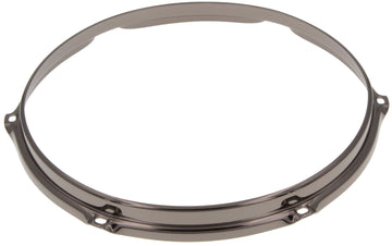 HS23-12-6BK - 12" Spannreifen 6-Loch Schwarze S-Stil dreifache Flansch 2.3mm
