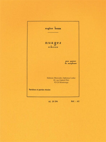 Nuages - Scherzo For Saxophone Quartet