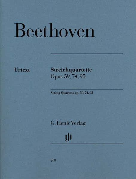 Henle Verlag Beethoven L.V. - String Quets Op. 59 74 95