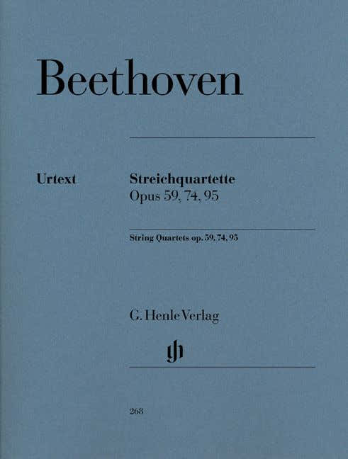 BEETHOVEN L.V. - STRING QUARTETS OP. 59 74 95