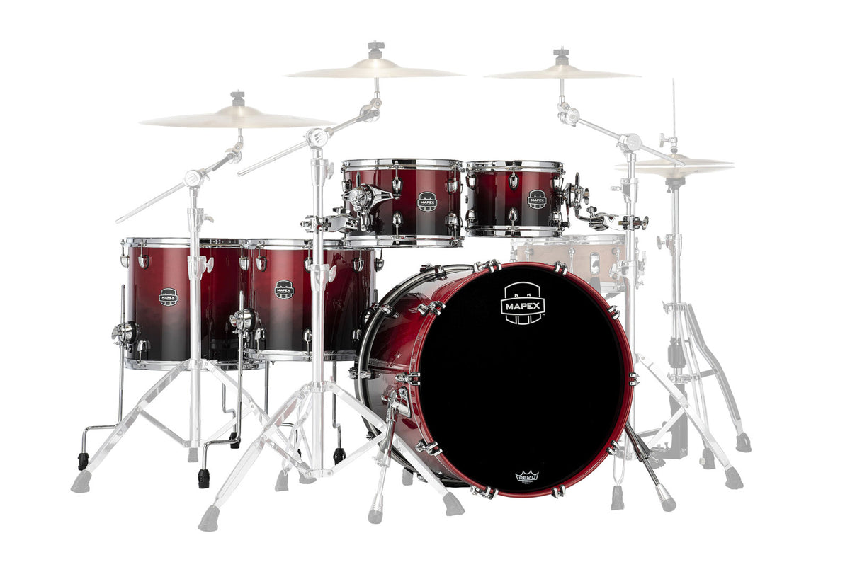 Mapex Saturn V Studio 22 Scharlachroter Verlauf