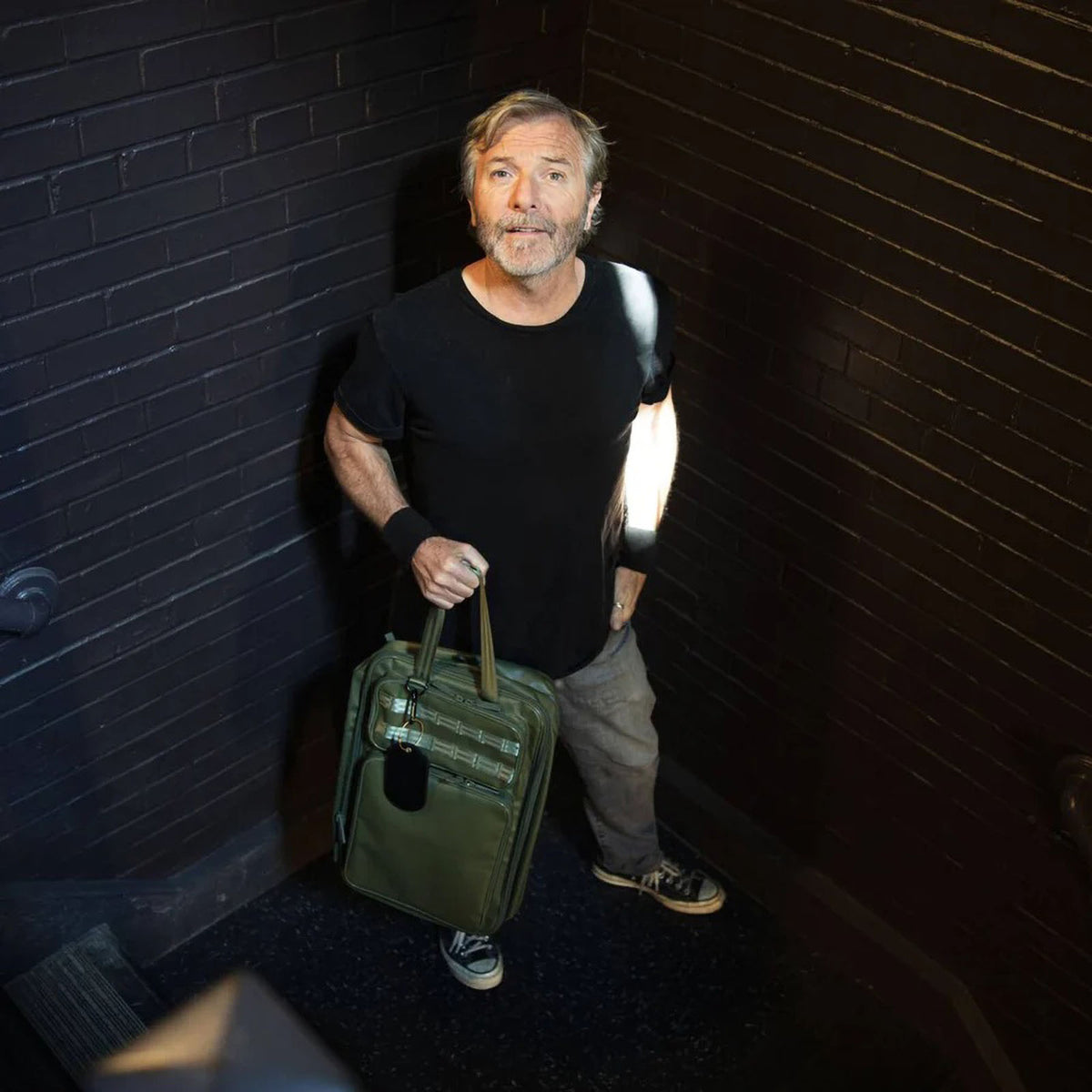 Tasche für Schlagzeugstöcke Touring Salbeigrün