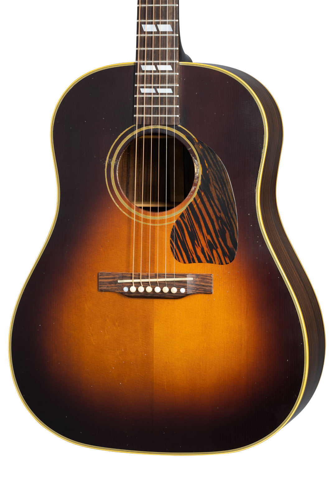 Southern Jumbo 1942 Banner Leicht gealtert Vintage Sunburst CSHR