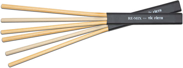 Vic Firth RM4 Re.mix-Bürsten Rattan/Birke