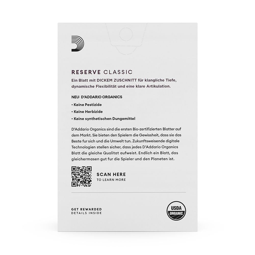 ORGANIC RESERVE CLASSIC 1,5 - CLARINET GERMAN