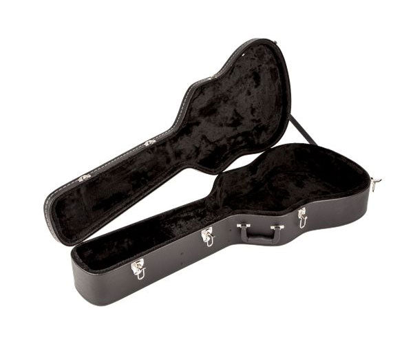 Folk-Dreadnought-Flattop-Koffer Schwarz