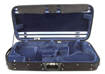 Doppelter Koffer Liuteria Maestro Schwarz/Blau - Violine/Bratsche