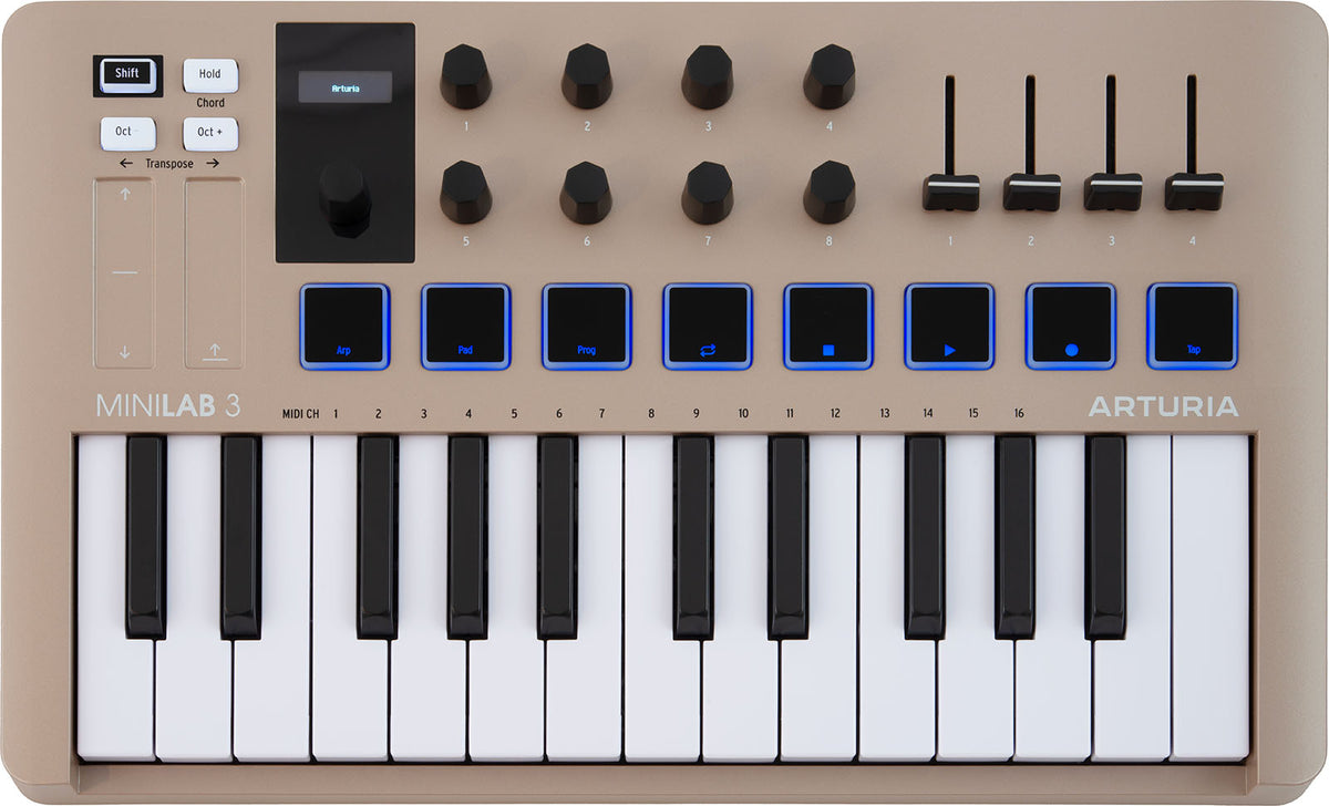 Arturia Minilab 3 Champagner