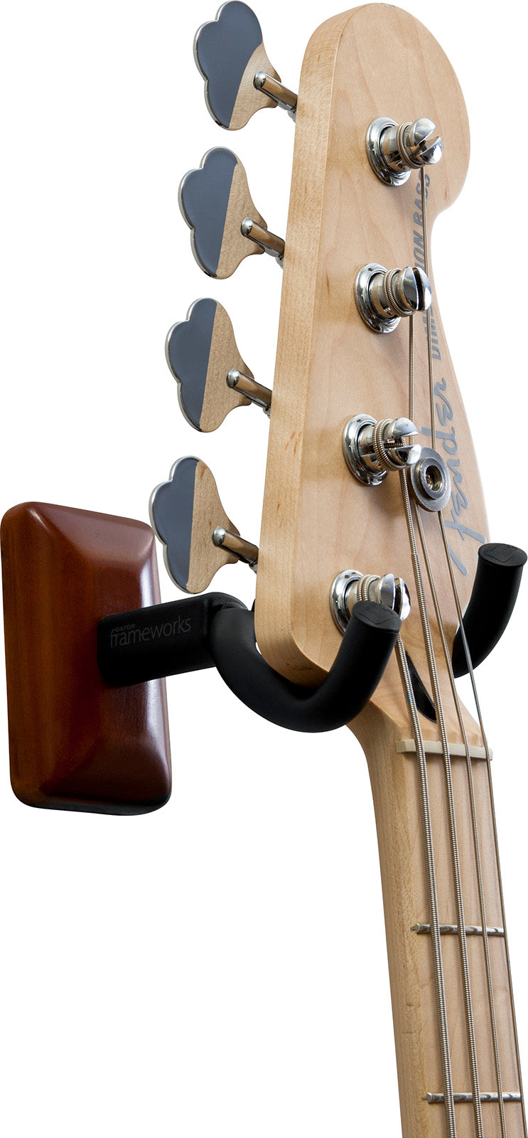 Mahogany Wall Mount Guitar Hanger