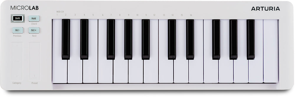 Arturia MicroLab MK3 Weiß