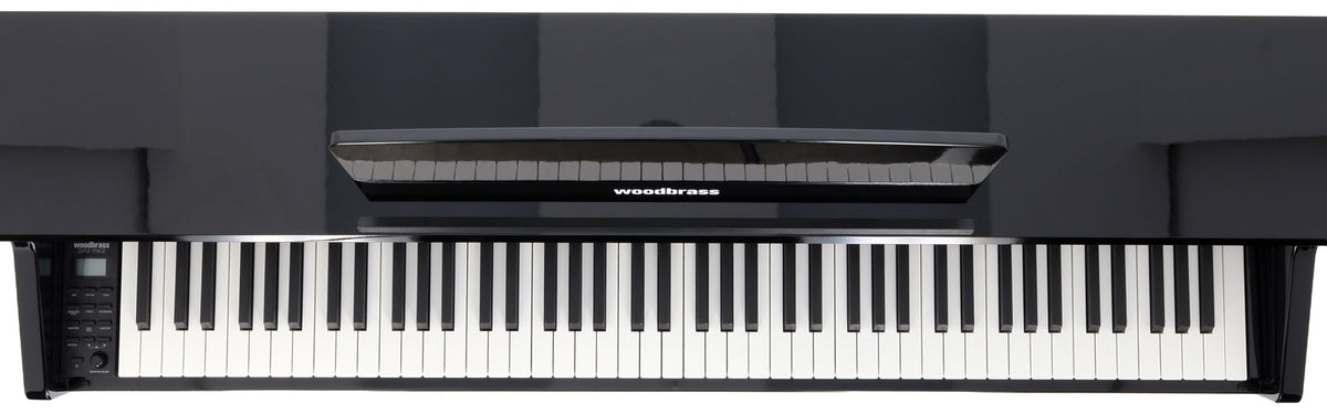 DP2 MK2 Set Schwarz + Klavierbank