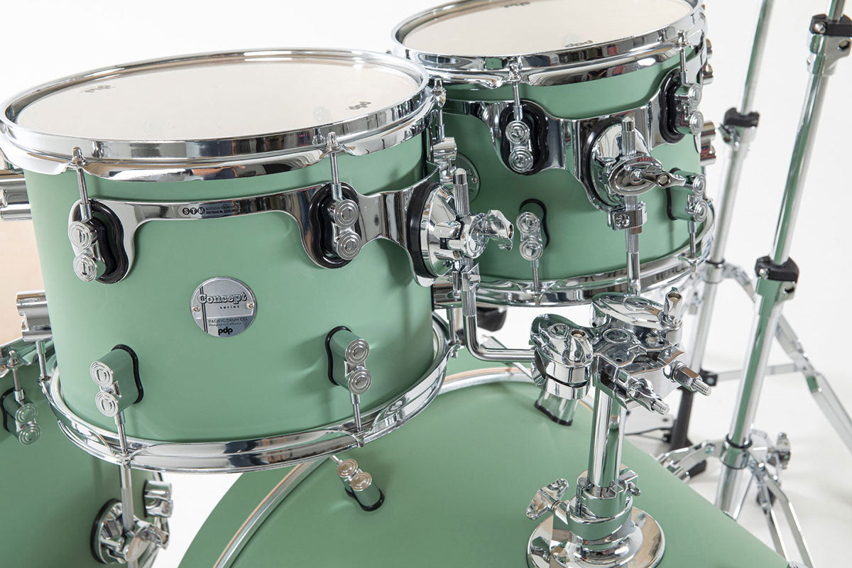 SHELL SET CONCEPT MAPLE FINISH PLY CM5 KIT 22" SATIN SEAFOAM PDCM2215SF