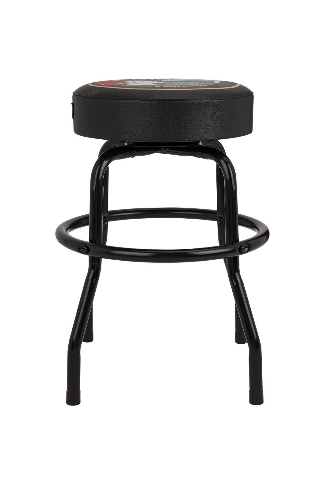 Guitars And Amps Pick Pouch Barstool Black-Black 24"