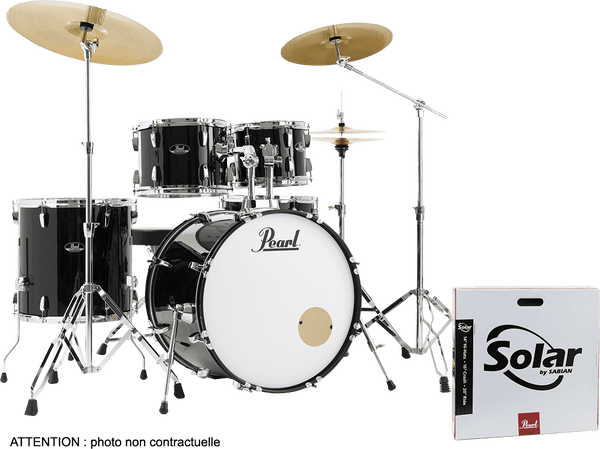 ROADSHOW STAGE 22 + B-50 JET BLACK + SOLAR CYMBALS