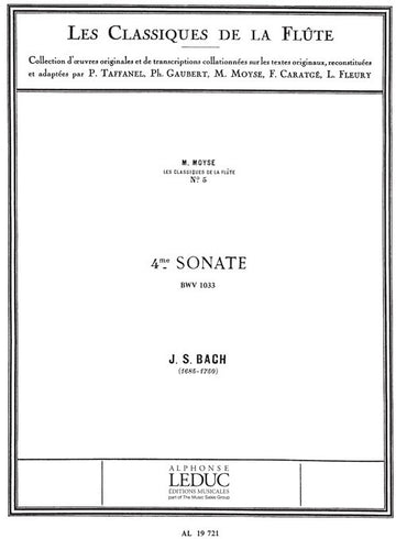 Sonata No.4 BWV1033 in C major