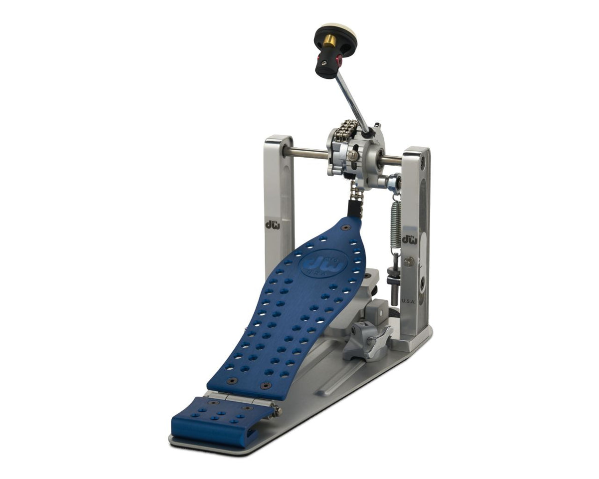 DW Drum Workshop Machined Chain Drive Einzelpedal Blau