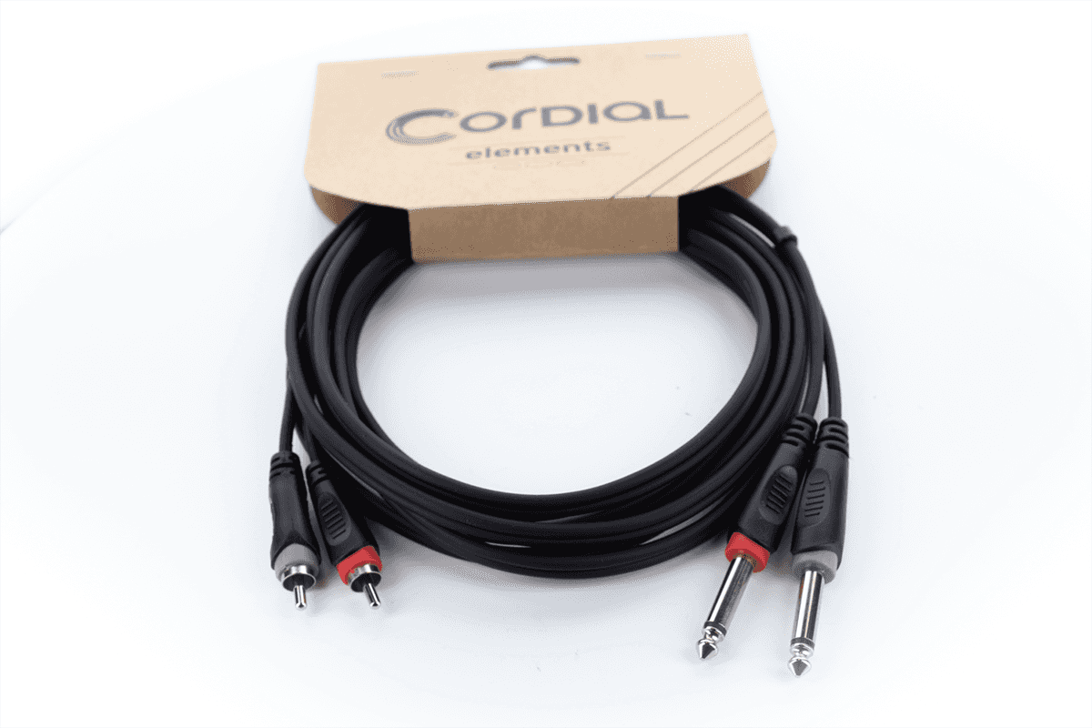 Audio-Doppelkabel Mono-Klinke - RCA 3 M