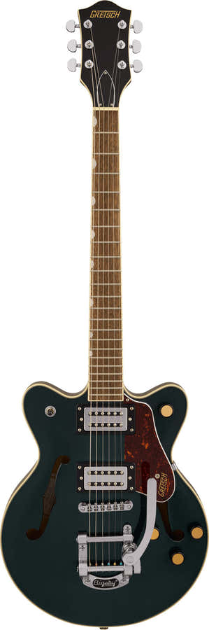 G2655T Streamliner Center Block Jr. Doppel-Cutaway mit Bigsby LRL Cadillac Green