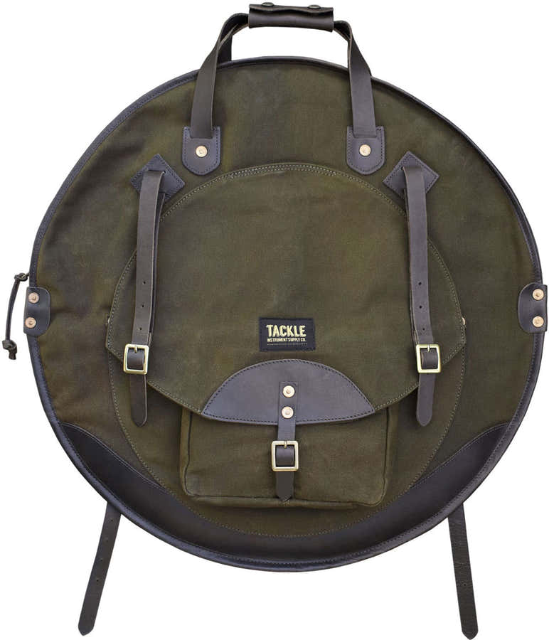 Cymbal-Rucksack 22" - Grün/Dunkelbraun