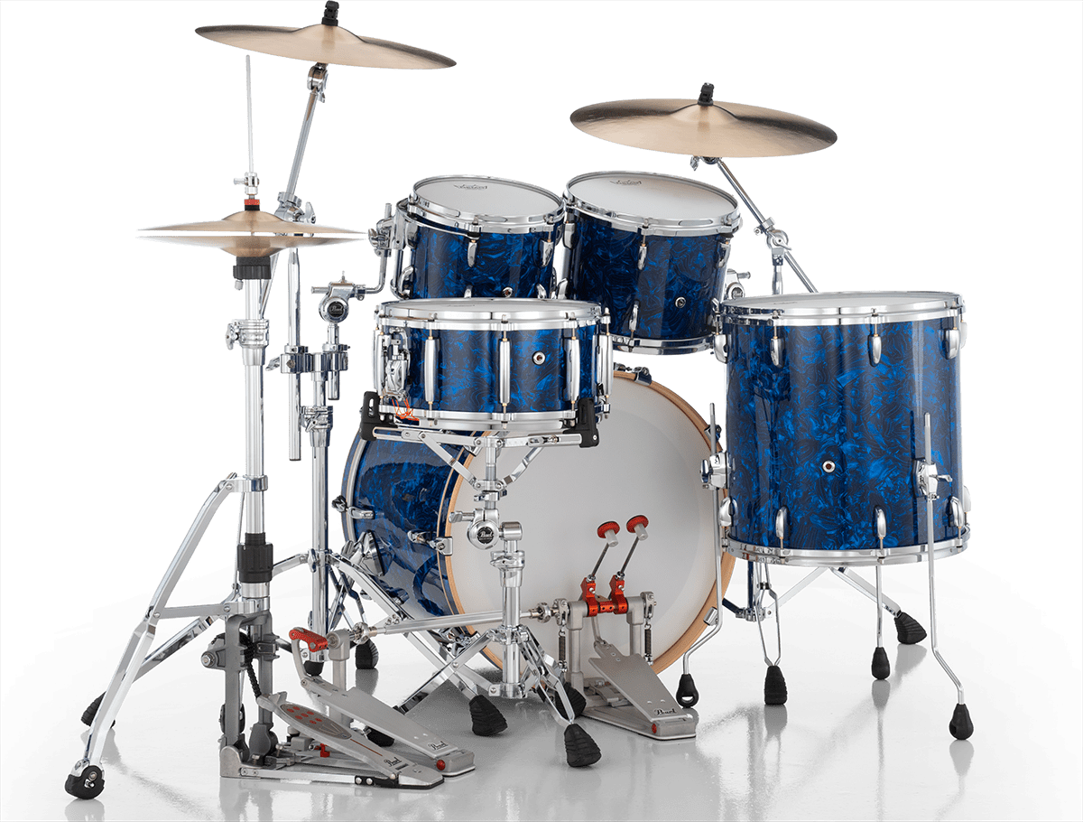 Masters Maple Gum Stage 22 GYROLOCK-l Blaues Abalone