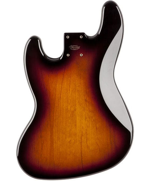 STANDARD JAZZ BASS KORPUS AUS ERLENHOLZ, BRAUN SUNBURST