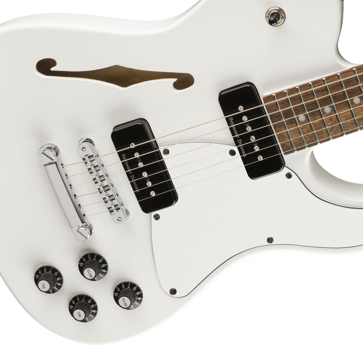 Telecaster JA-90 Thinline Signature Jim Adkins LRL Weiß