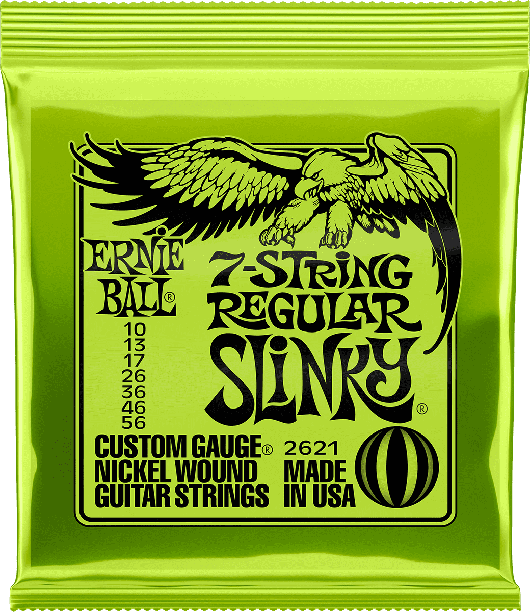 Ernie Ball 2621 Regular Slinky 7C 10-56