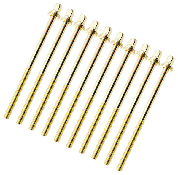 Sparedrum Spannschraube 90mm Gold Mit Unterlegscheibe - Gewinde 7/32" (X10)