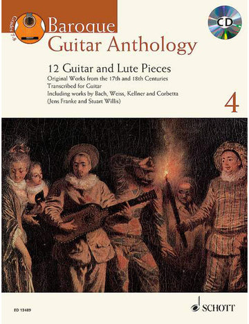 FRANKE J.- BAROQUE GUITAR ANTHOLOGY VOL. 4 + CD- GUITARE