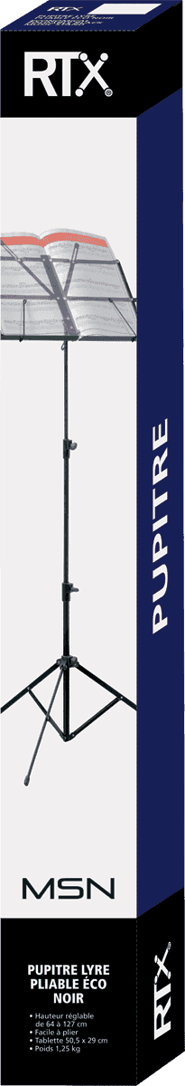 LYRE BLACK FOLDABLE MUSIC STAND