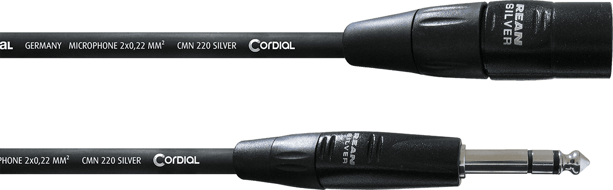 Audiokabel XLR Stecker/Stereo-Klinke 3 M