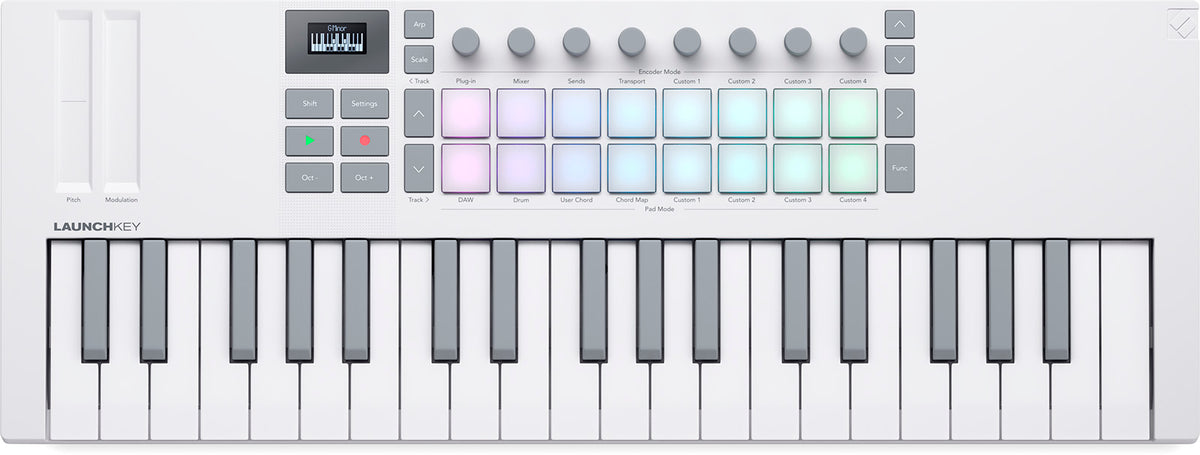 Novation Launchkey Mini 37 MK4 Weiß