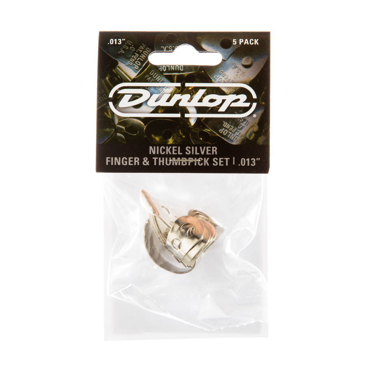 Dunlop 5 x 0,013in Fingerpick Nickel