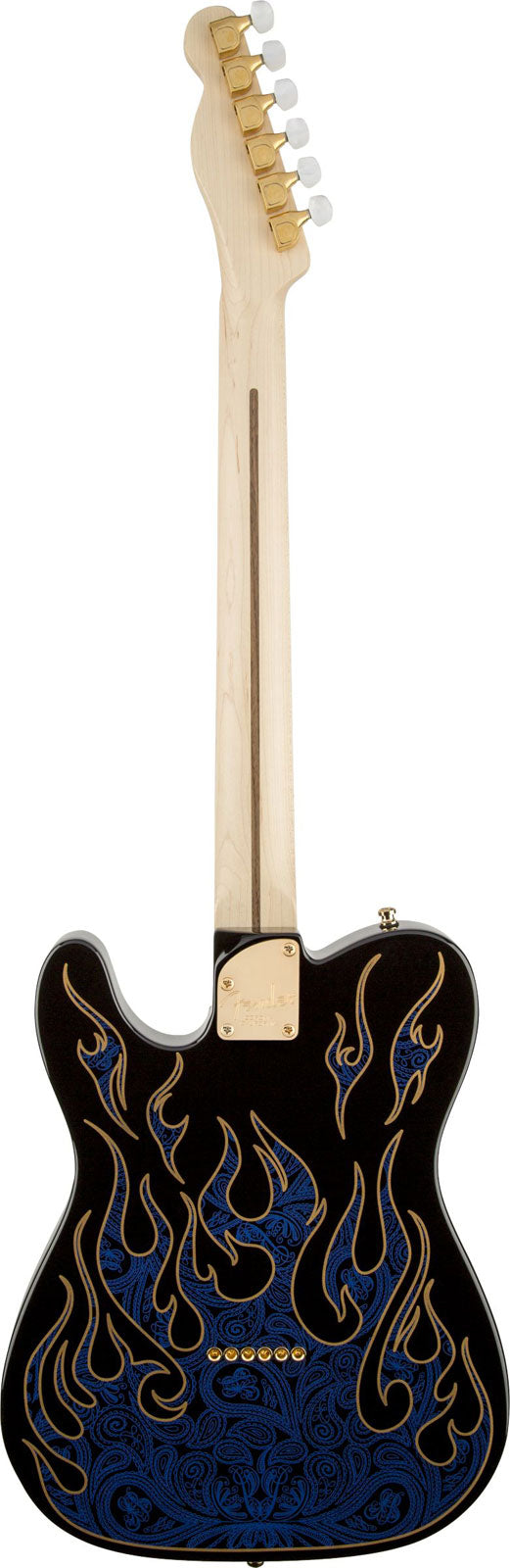 James Burton Telecaster Mn, Blaue Paisley-Flammen