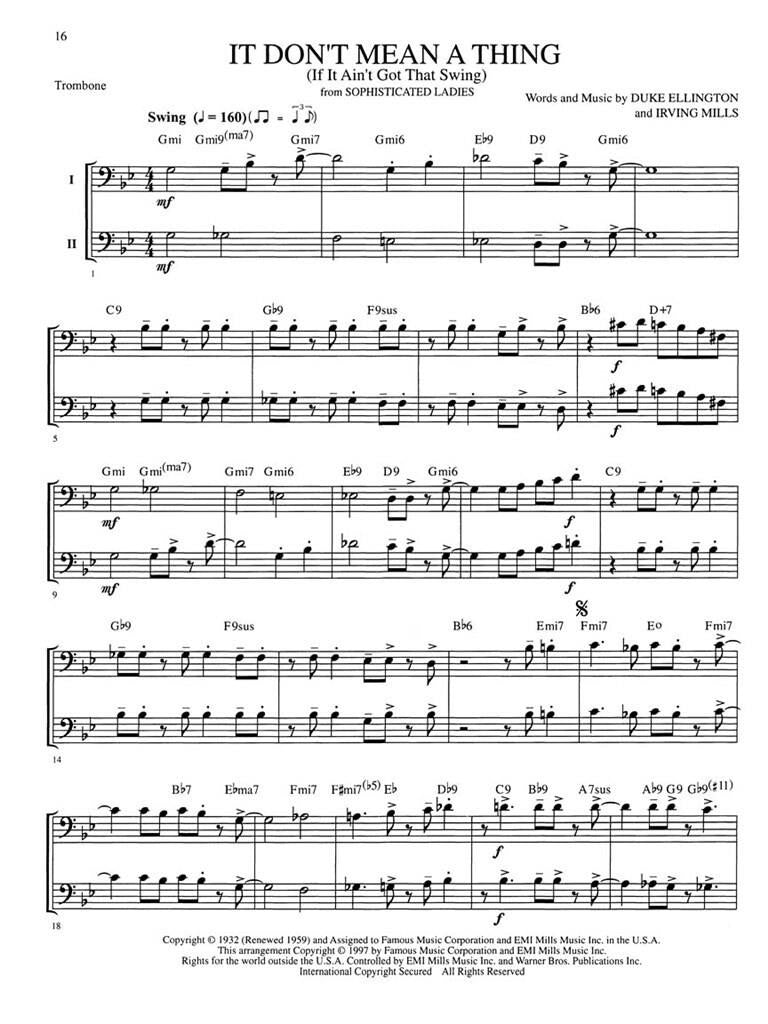 Große Jazzduette - Posaune