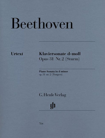 Beethoven L.V. - Piano Sonata No. 17 D Minor Op. 31,2 [Tempest]