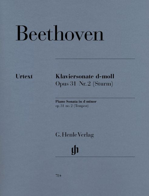 Beethoven L.V. - Piano Sonata No. 17 D Minor Op. 31,2 [Tempest]