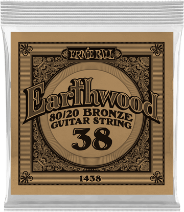 .038 EARTHWOOD 80/20 BRONZE ACOUSTIC GUITAR STRINGS
