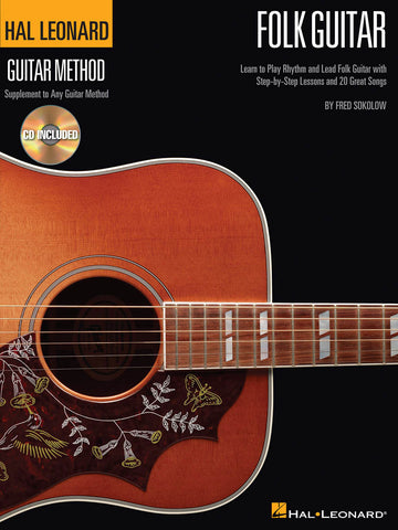 SOKOLOW FRED HAL LEONARD GUITAR METHOD FOLK + AUDIO TRACKS - GUITAR TAB