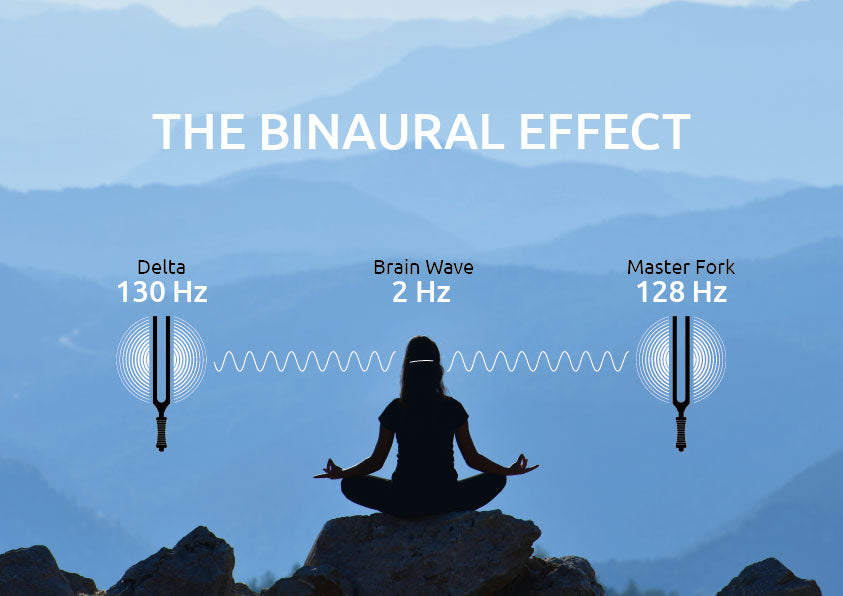 TTF-DELTA - Binaurale Therapie-Stimmgabel Delta 130 Hz