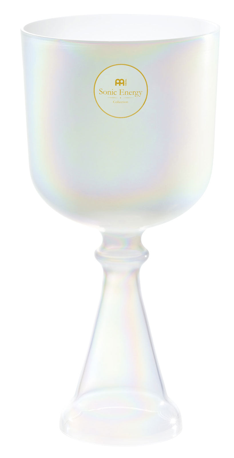 MEINL SONIC ENERGY CRYSTAL SINGING CHALICE 5.5" CREAMY BROW CHAKRA